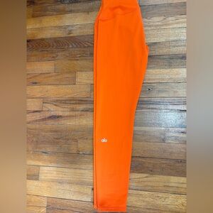 ALO Yoga Orange Leggings 7/8 length